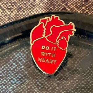 FIGS “Do It With Heart” V Coterie Enamel Pin❣️